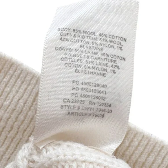 Aritzia Wilfred Crew Neck Rib Knit Oversized Sweater - Picture 6 of 7